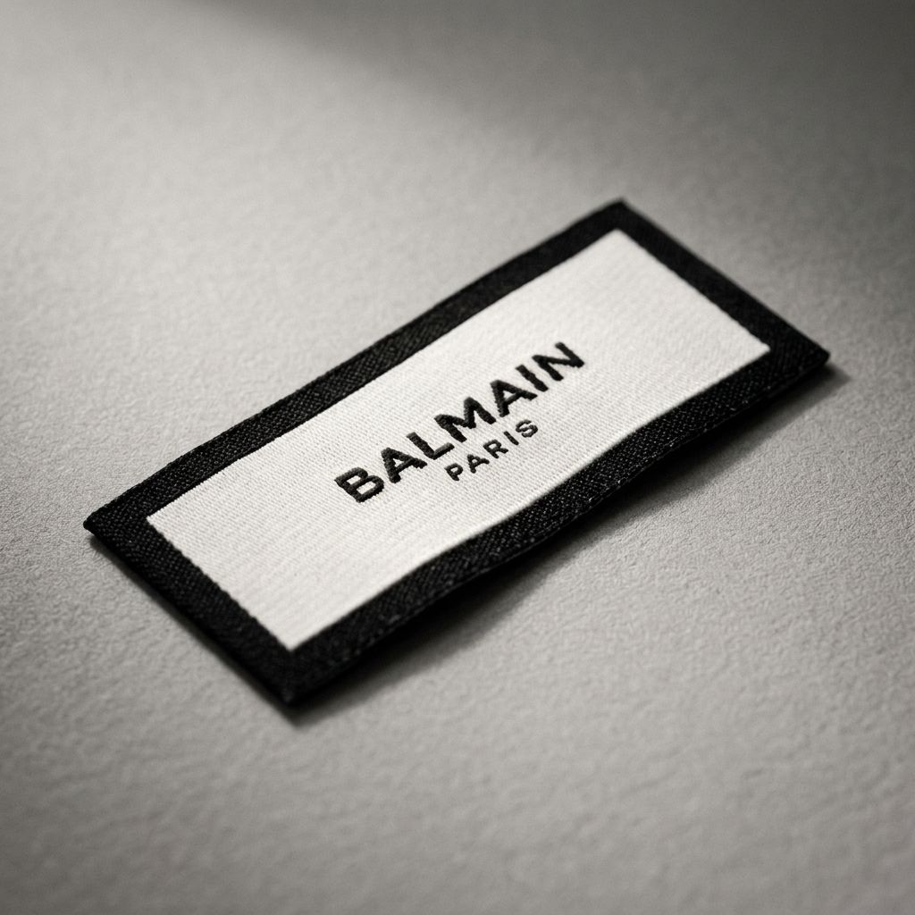 Étiquette tissée Extra Haute Définition Balmain