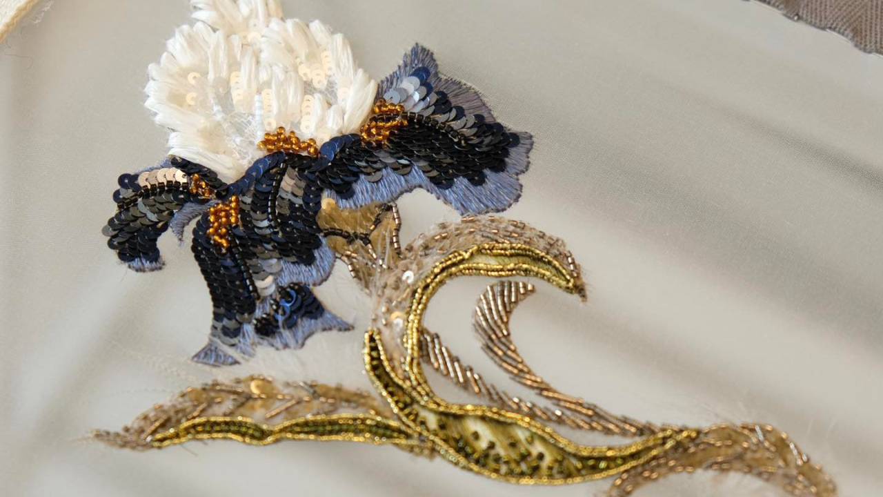 Broderie haute couture — savoir-faire Griffes Vivienne