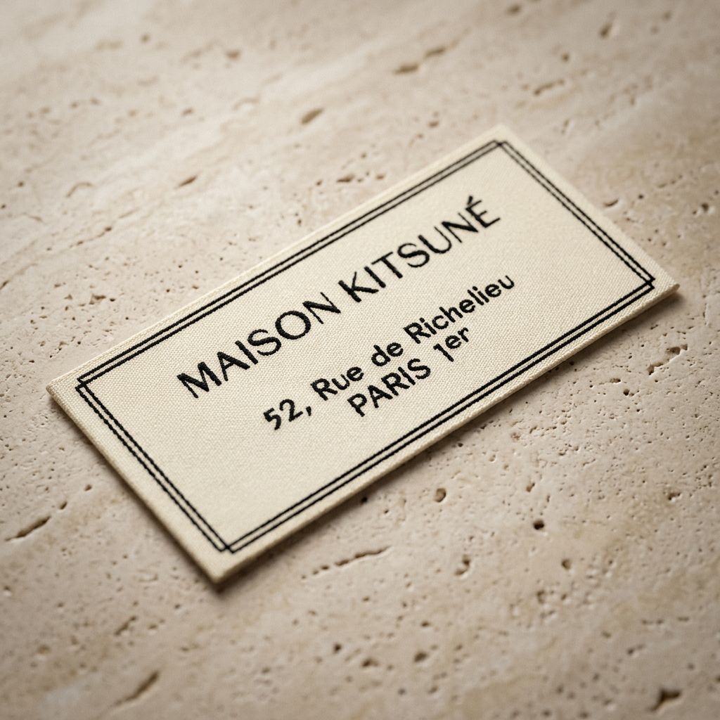 Qualité Eco Coton BIO GOTS — Maison Kitsuné
